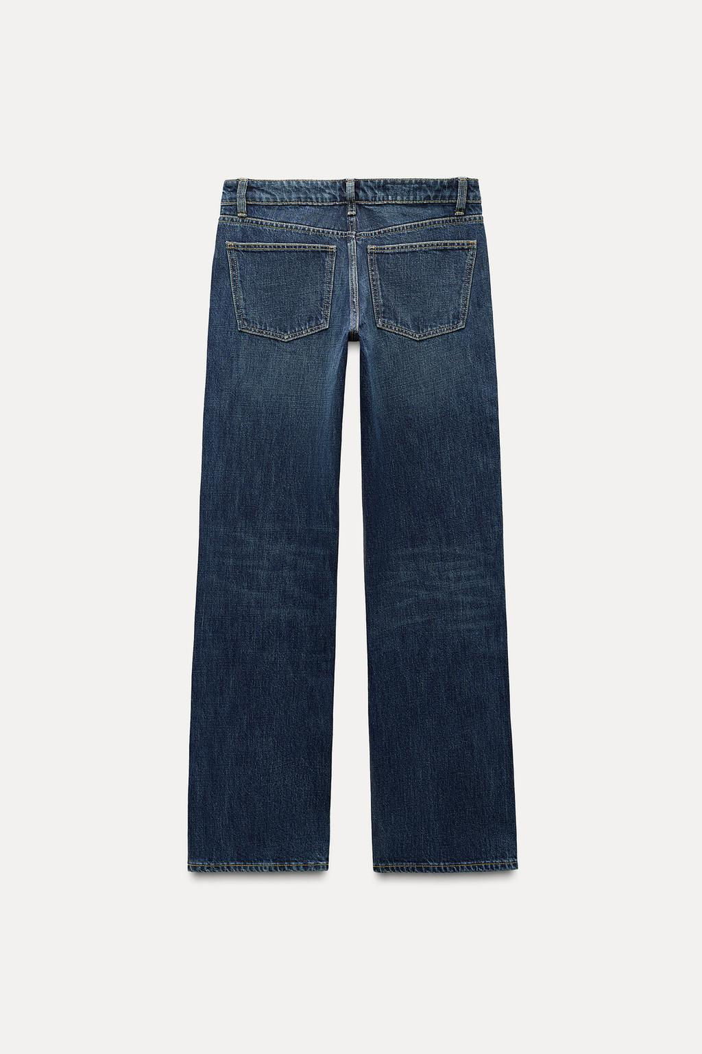 TRF WIDE-LEG LOW-RISE JEANS - Zara фото 5