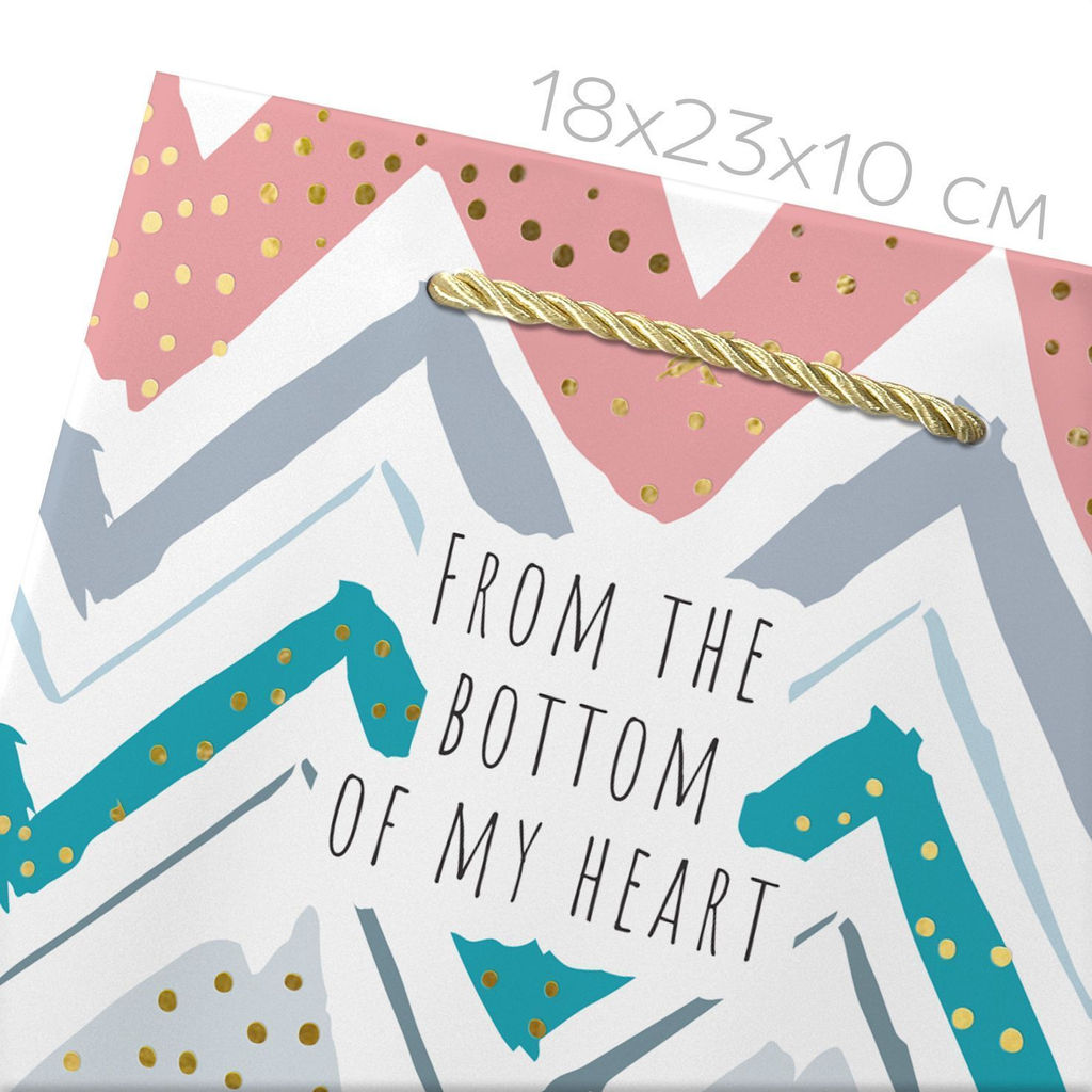 Пакет подарочный малый 18х23х10 см LOREX GIFT BAG серия PASTEL FAUVISM - Super bat фото 3