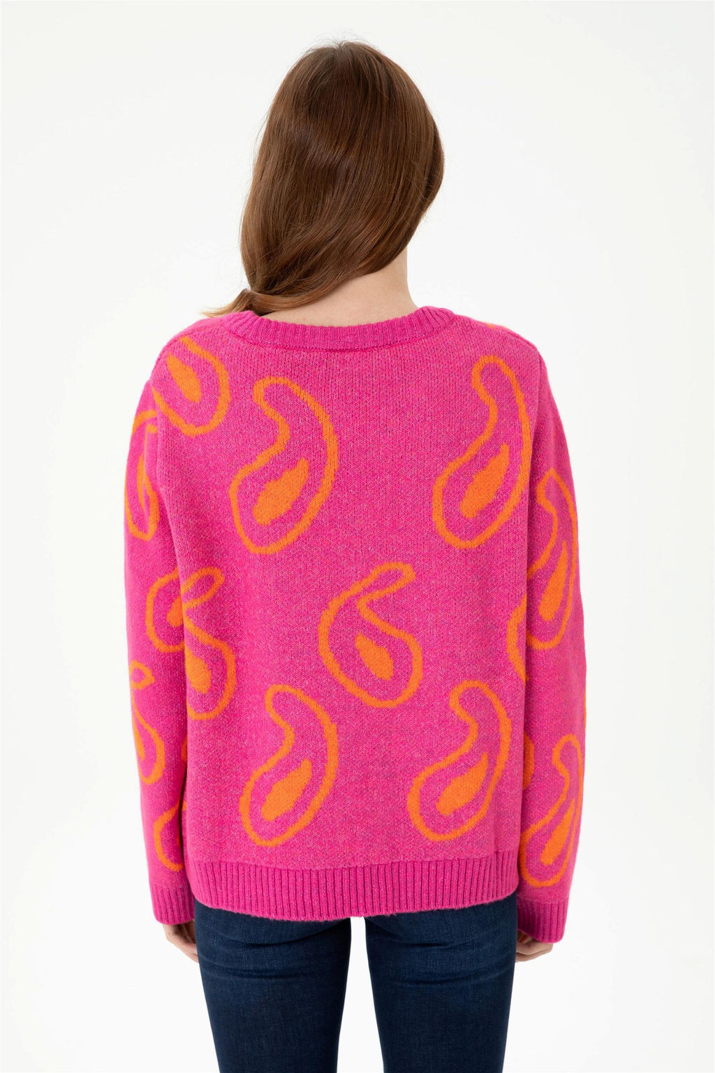 U. S. Polo Assn Женский фиолетовый свитер - U.s. polo assn фото 5