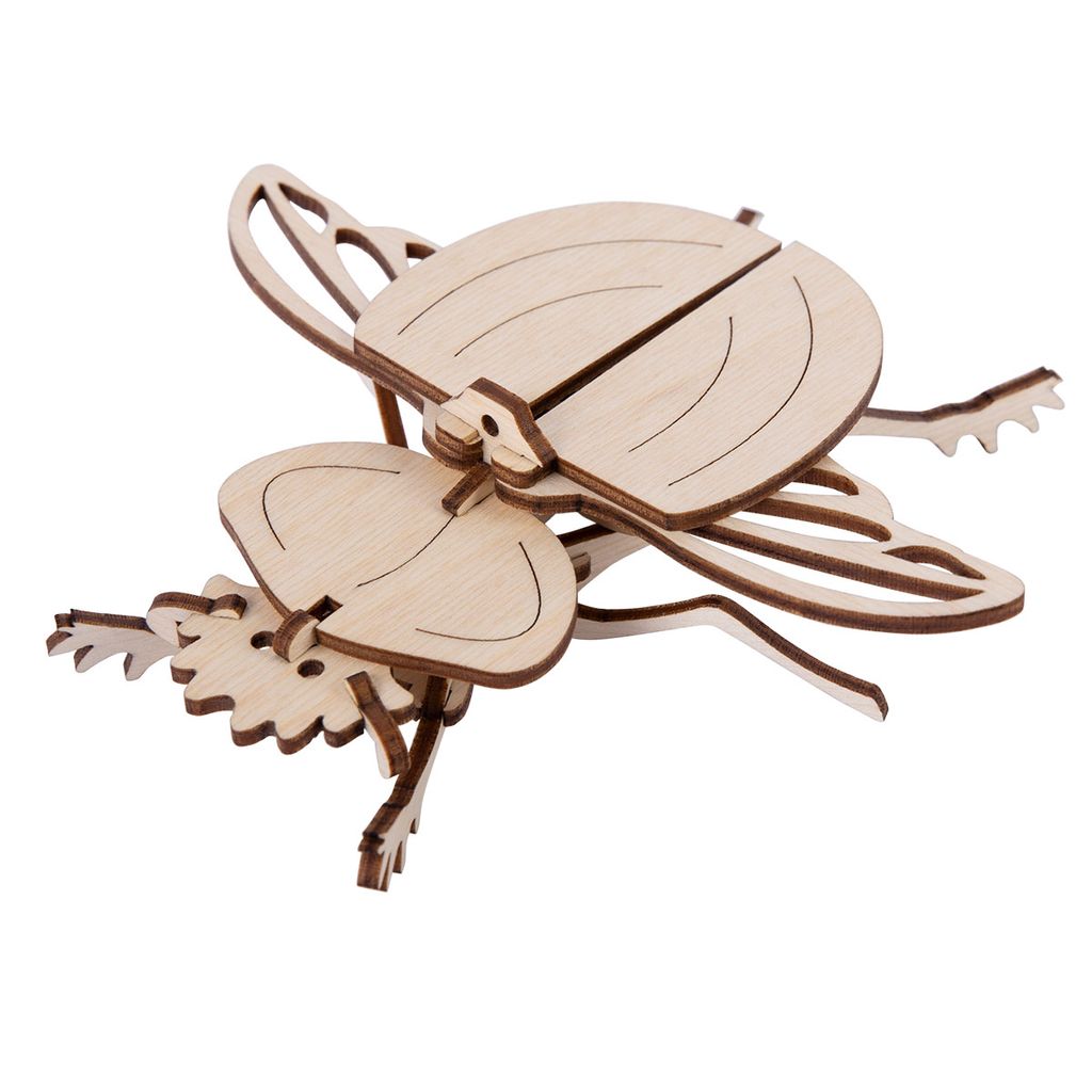 REZARK NIZ-10 Серия Живая природа Пазл 3D 29 элемент. Скарабей