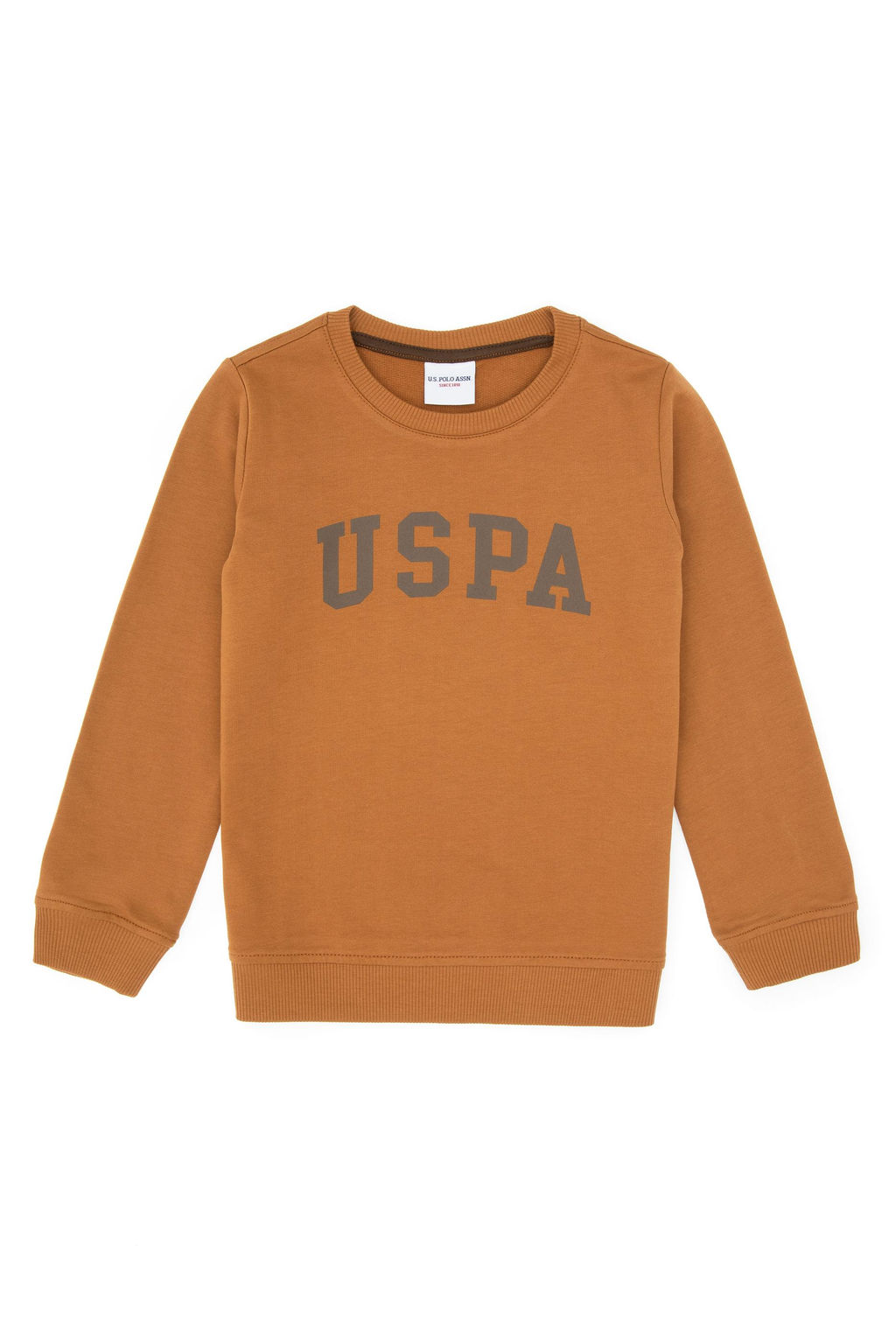 Erkek _ocuk Camel Basic Bisiklet Yaka Sweatshirt Sepette S_rpriz _ndirim