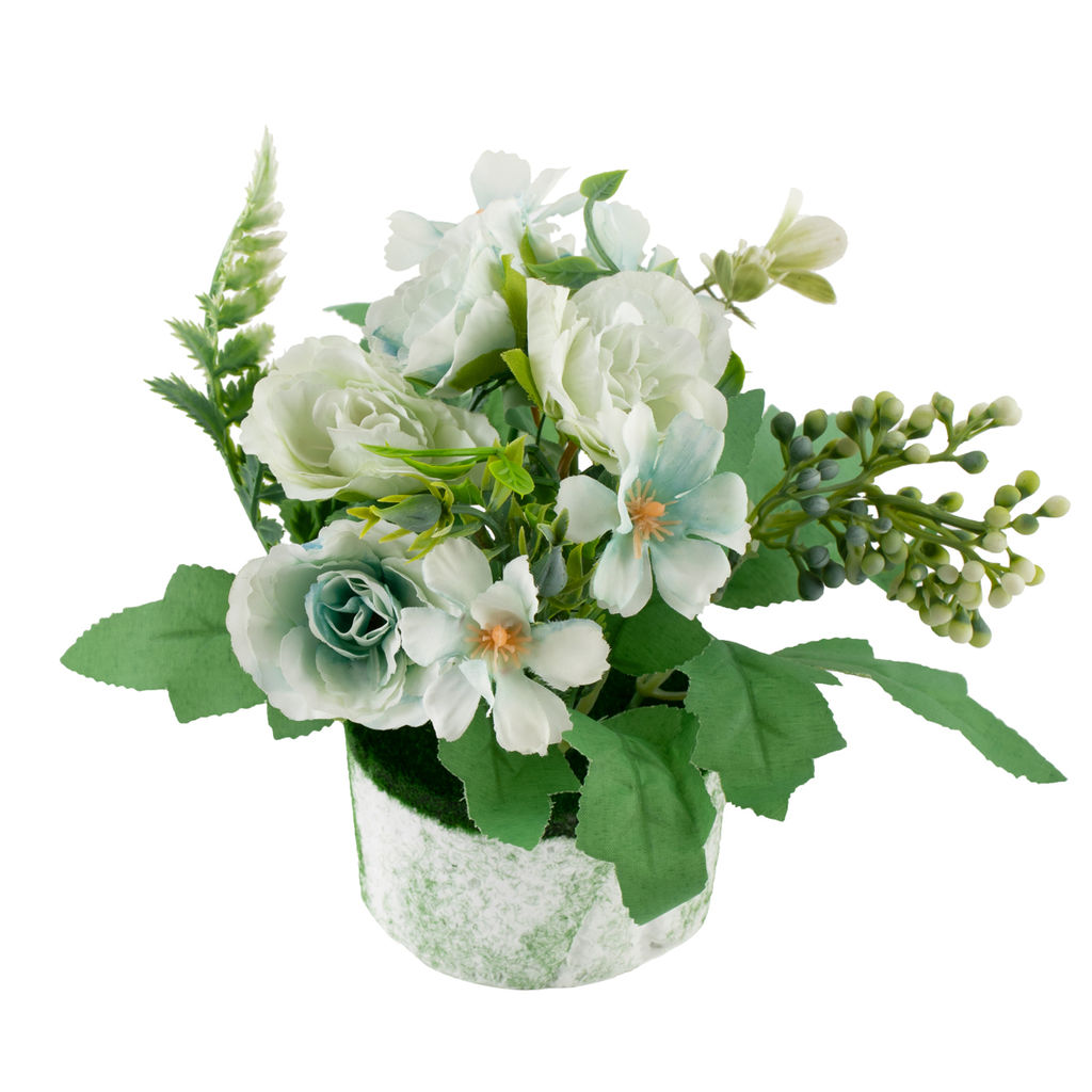 Искусственное растение Blumentag UTF-02 Растение искусственное в кашпо 13 х 18 см 6 х 1 шт. 2-й сорт 02