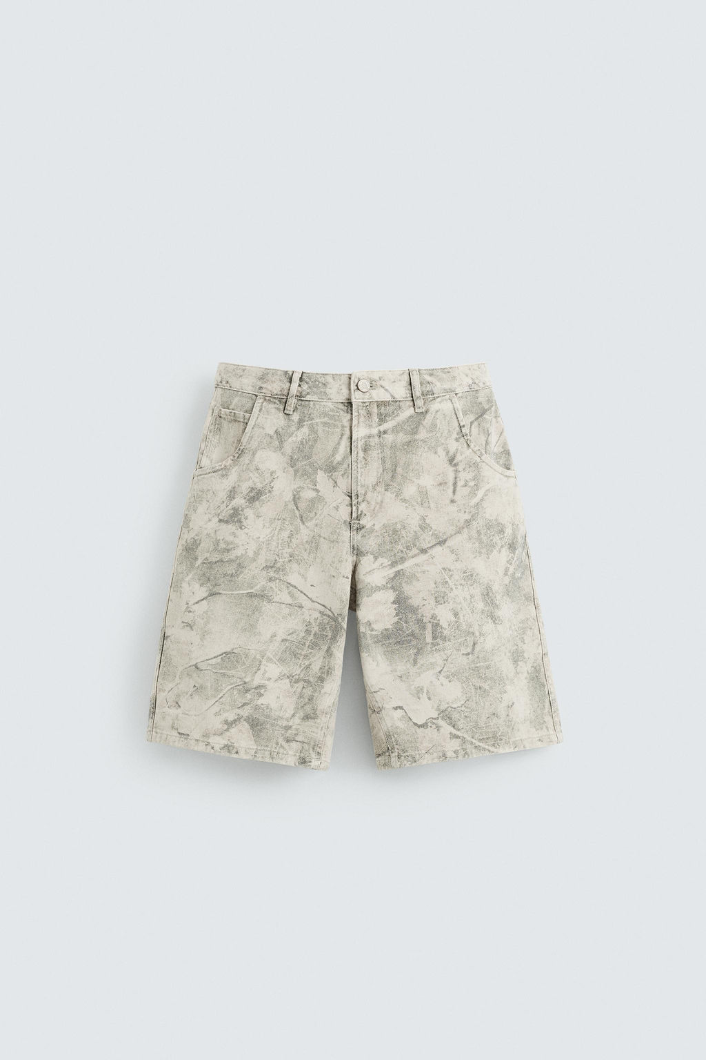 ABSTRACT PRINT RELAXED FIT BERMUDA SHORTS - Zara фото 19