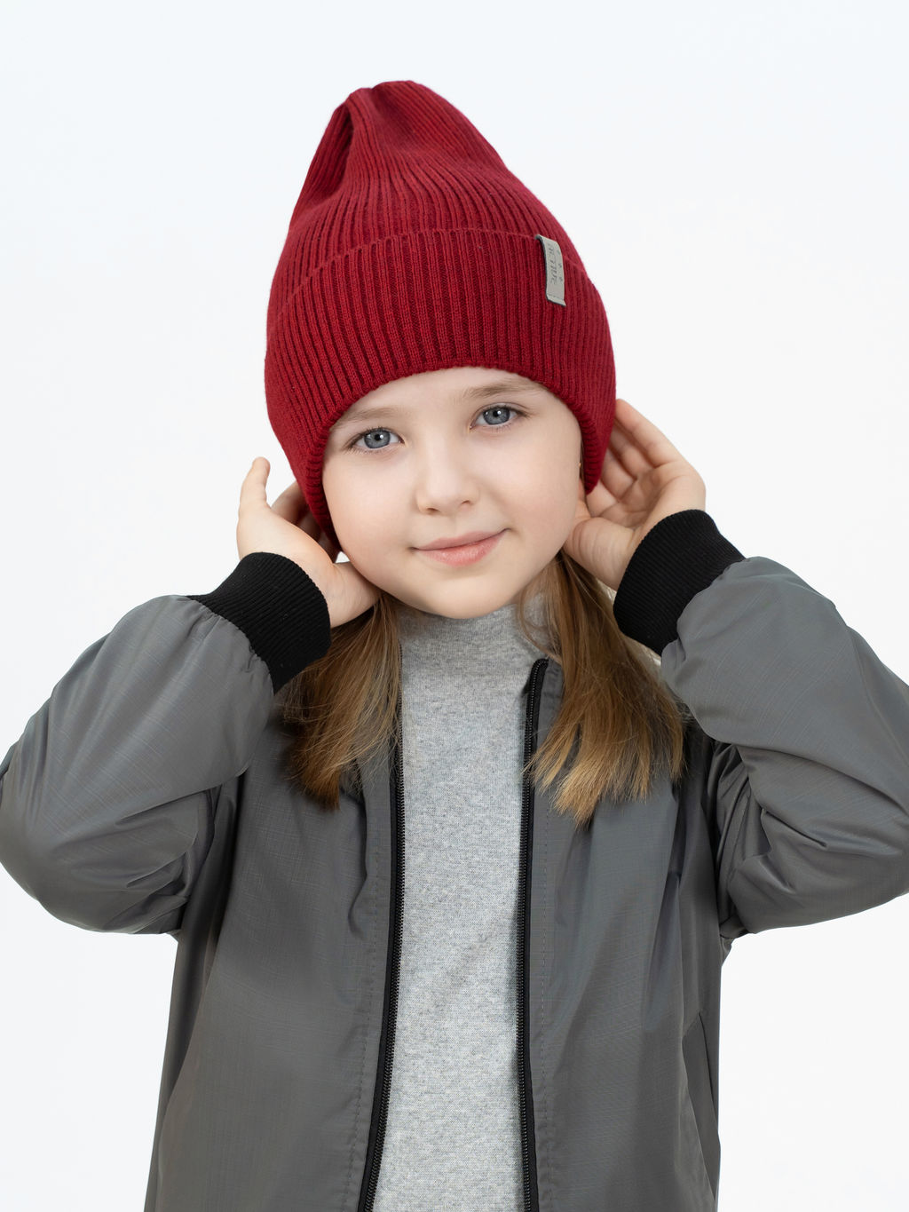 Шапка вязаная черная - Arctic kids фото 19