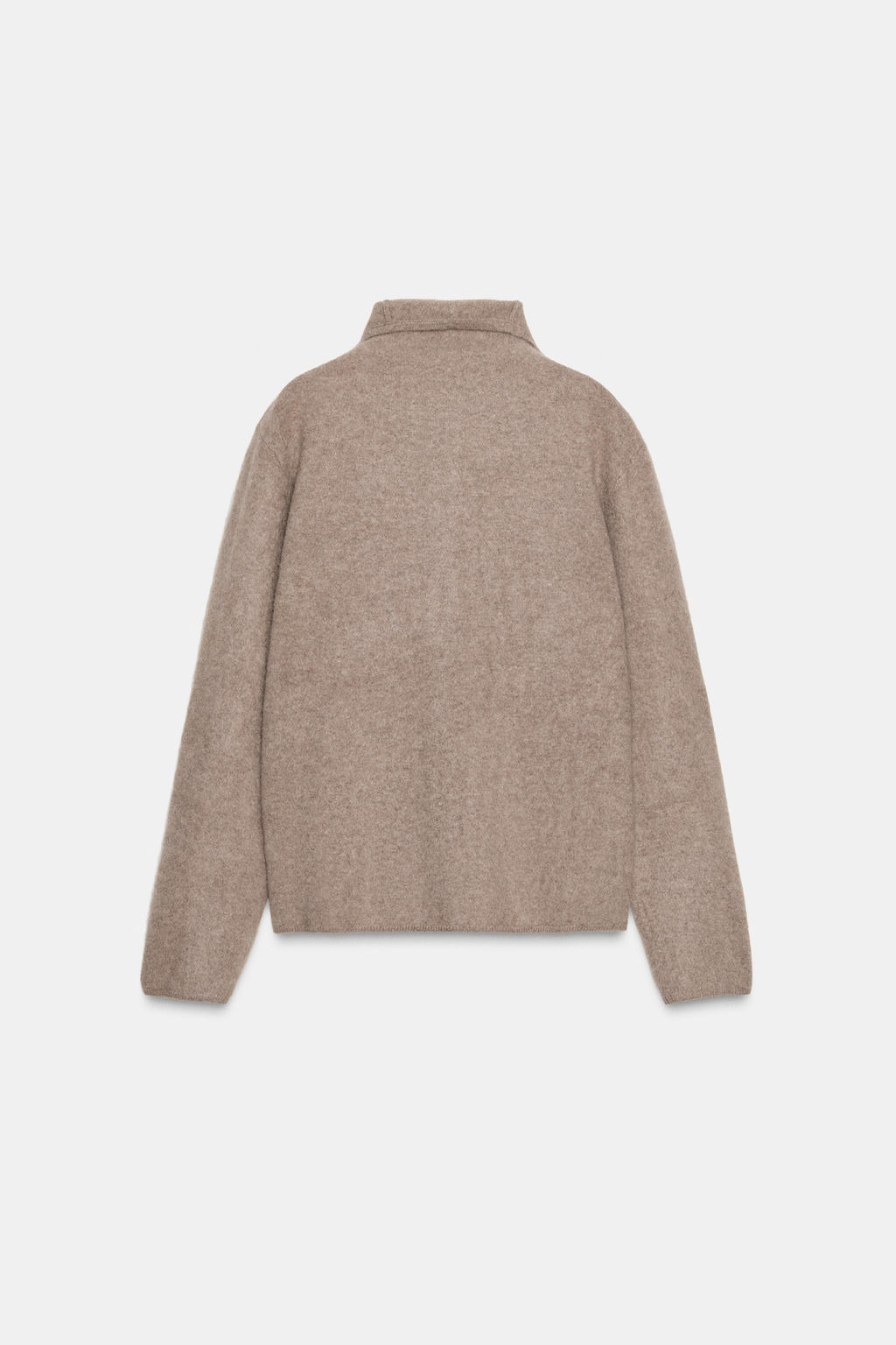 100% WOOL HIGH NECK JACKET - Zara фото 6