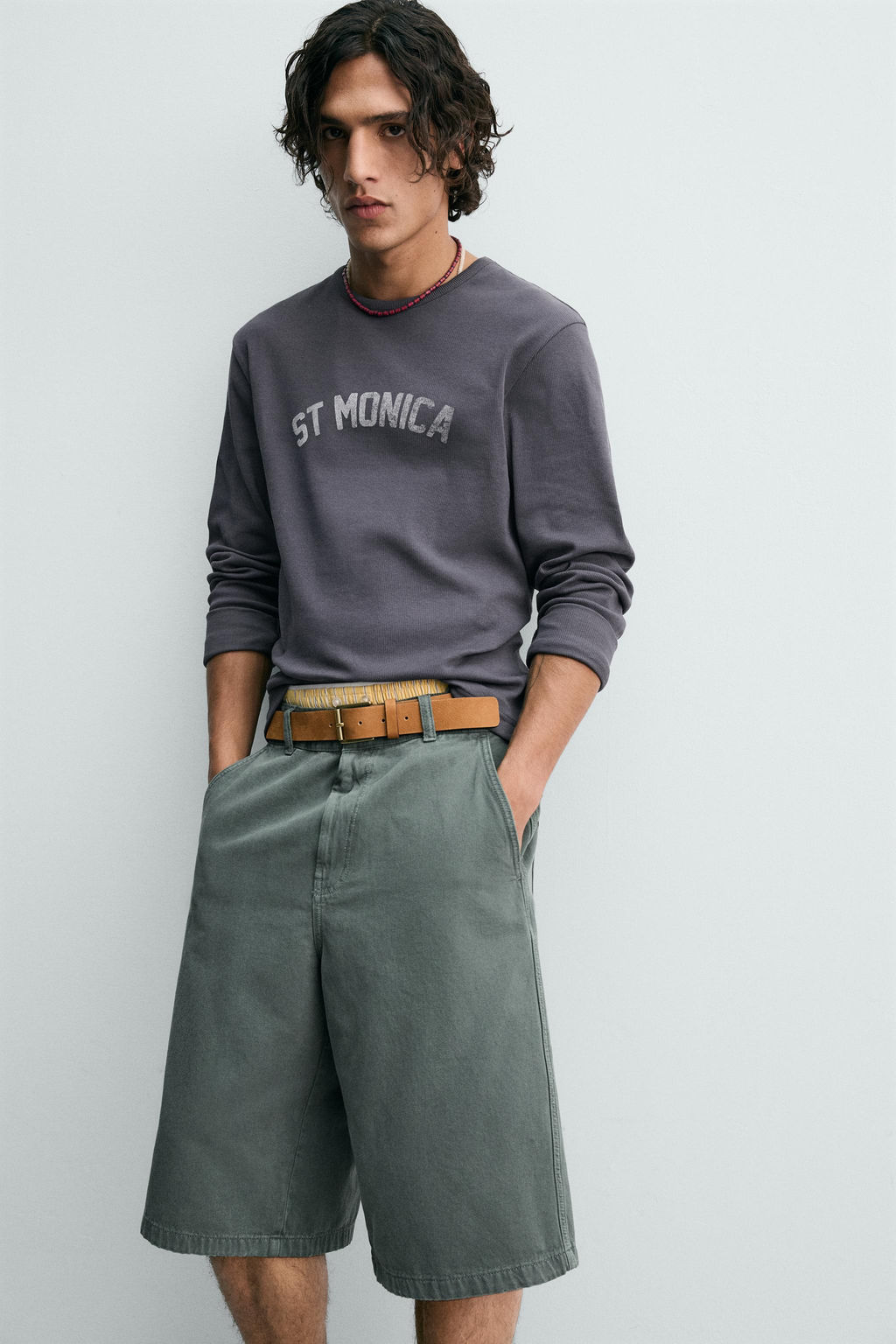 RELAXED FIT LIMITED EDITION BERMUDA SHORTS - Zara фото 12