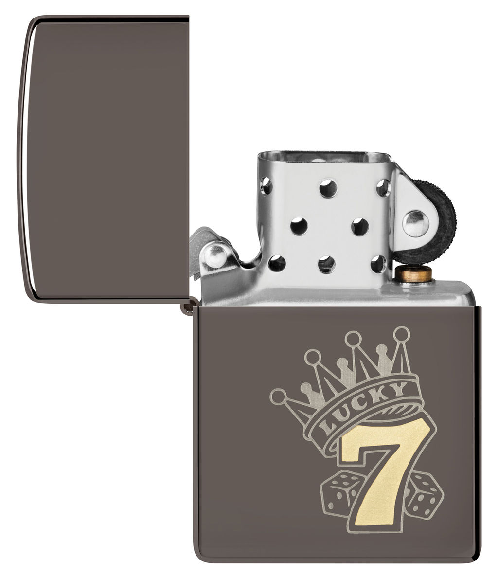 Зажигалка ZIPPO Счастливая 7 | Lucky 7 Design 48913  фото 4