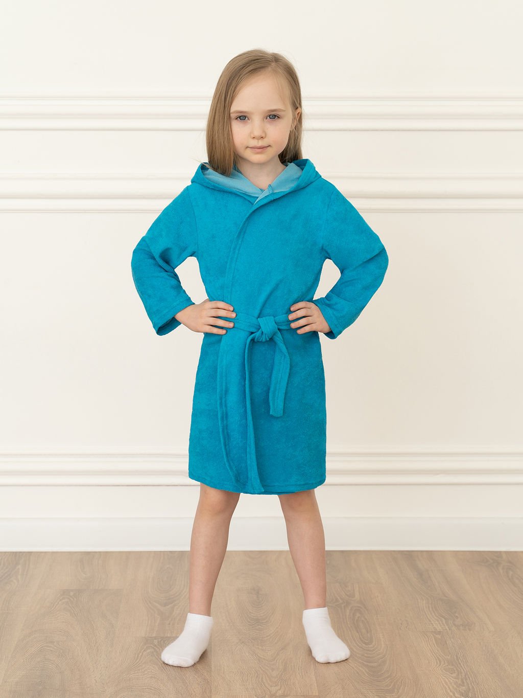 Халат детский бирюза 900/1 (110, 60)
