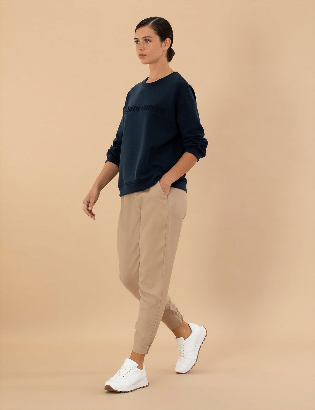 Bej Carrot Fit Kuma_ Pantolon - Pierre cardin фото 3