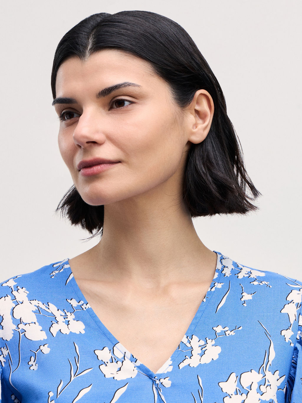 Блузка с принтом / Zarina  фото 6