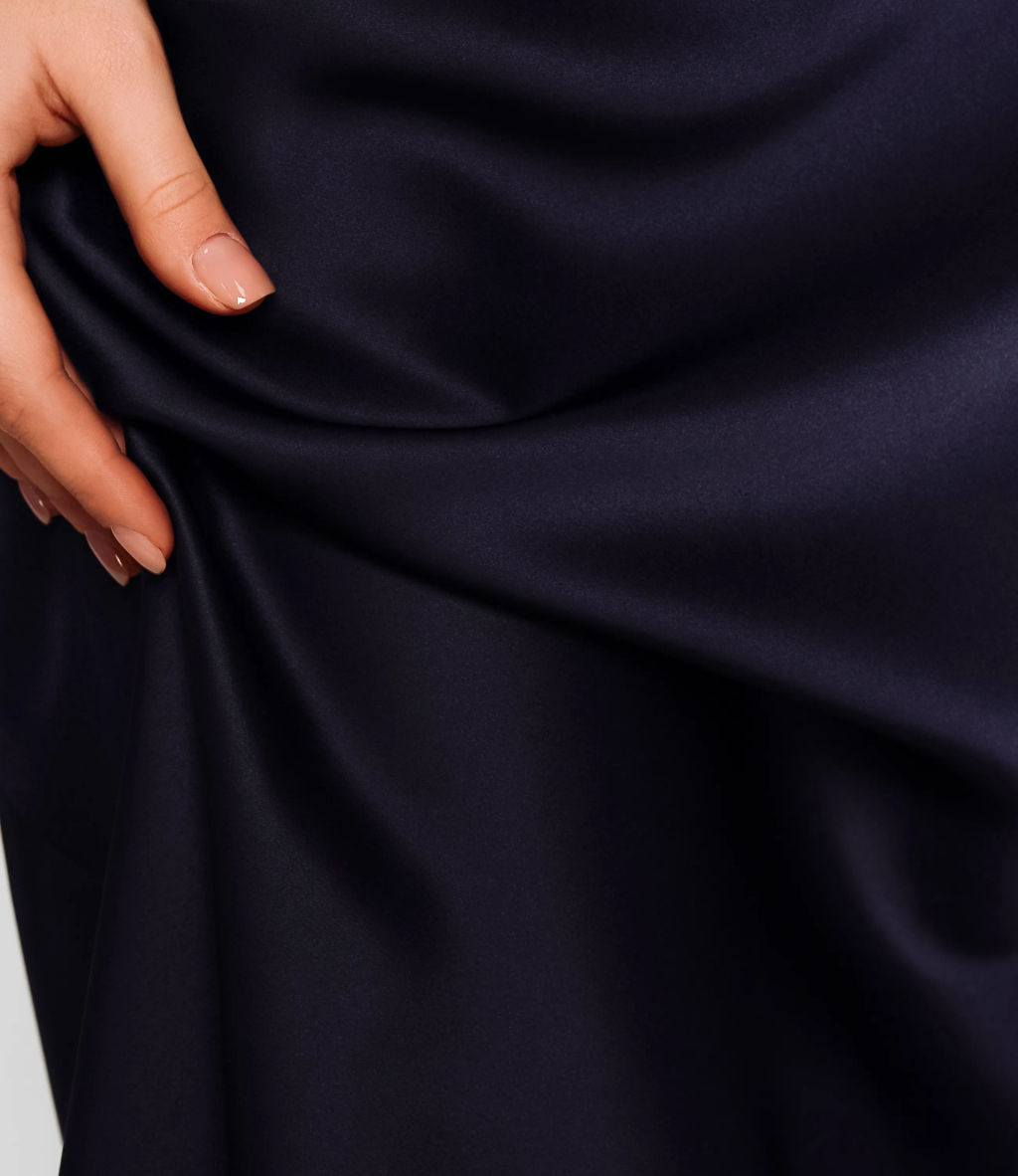 Юбка #КТ2103, иссиня-чёрный