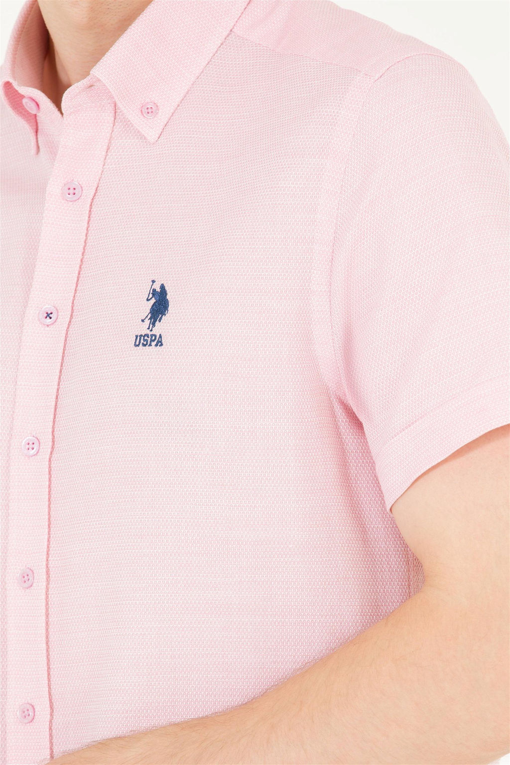 U. S. Polo Assn / Мужская рубашка Magnolia с коротким рукавом - U.s. polo assn фото 14