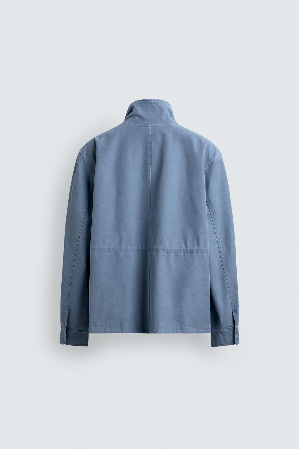 CAZADORA REGULAR FIT ALGOD?N LAVADO / Azul claro - Zara фото 8