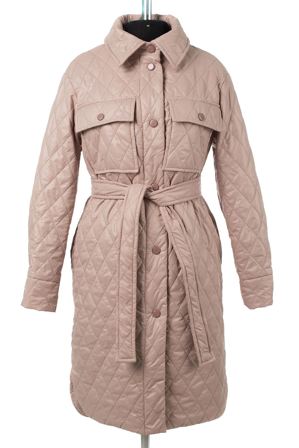 Пальто женское демисезонное (пояс) - El podio фото 8