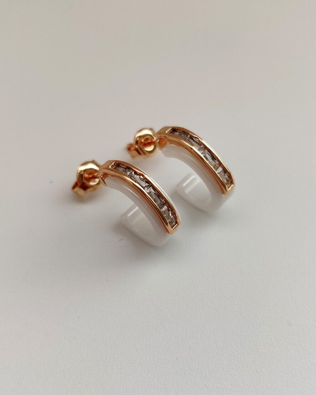 Серьги с керамикой