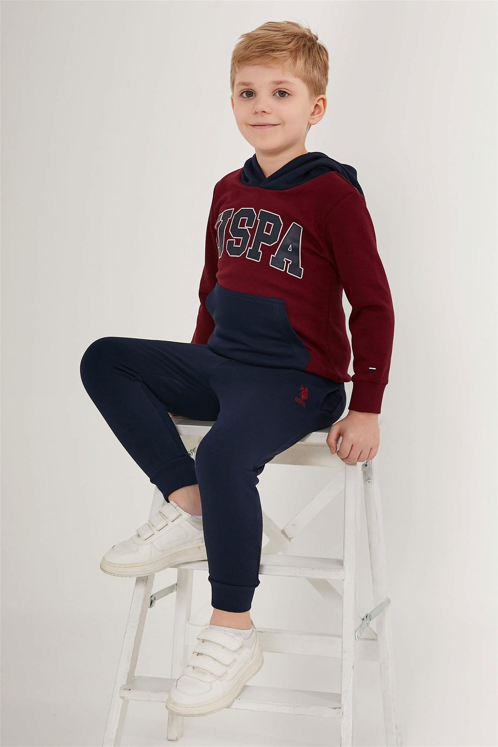 U. S. Polo Assn Серый меланжевый пижамный комплект для мальчика - U.s. polo assn фото 8