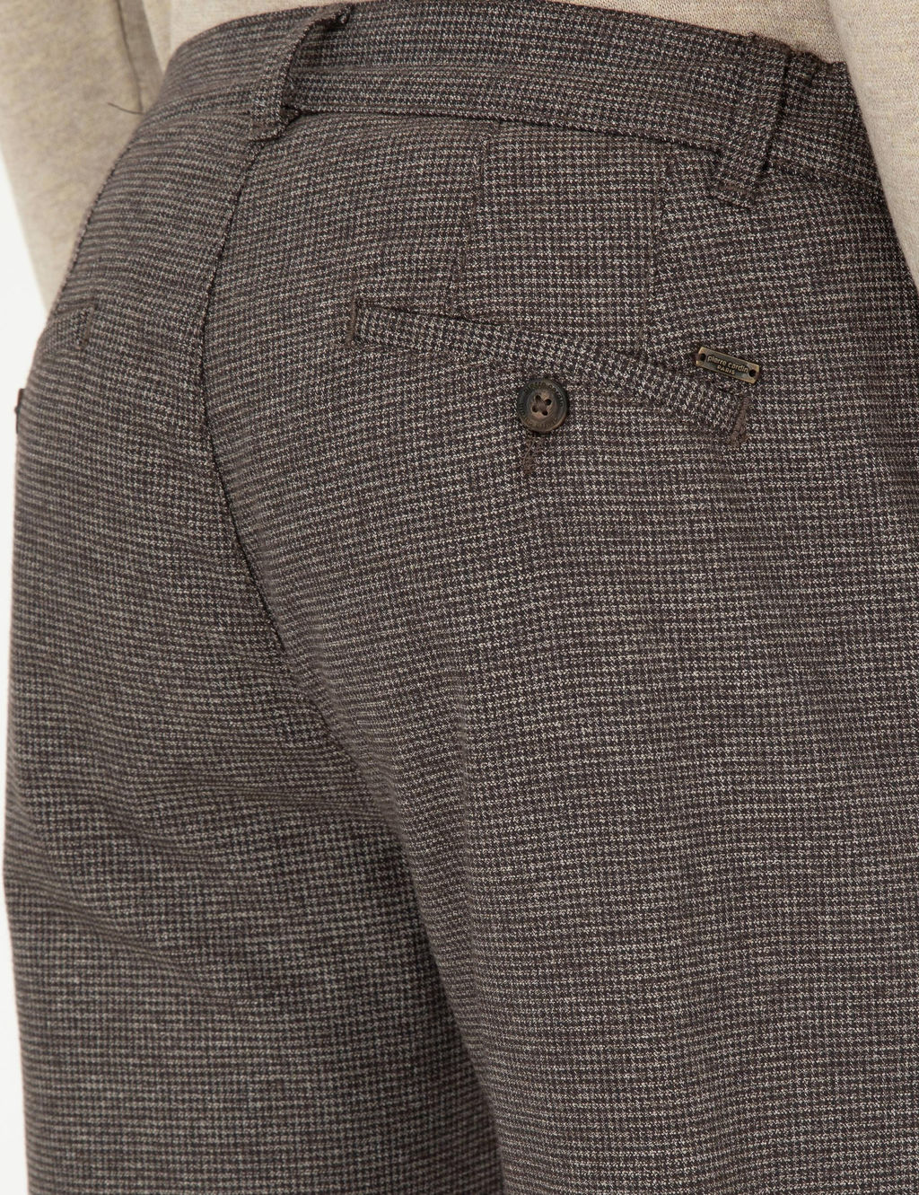 Kahverengi Slim Fit Kanvas Pantolon - Pierre cardin фото 6