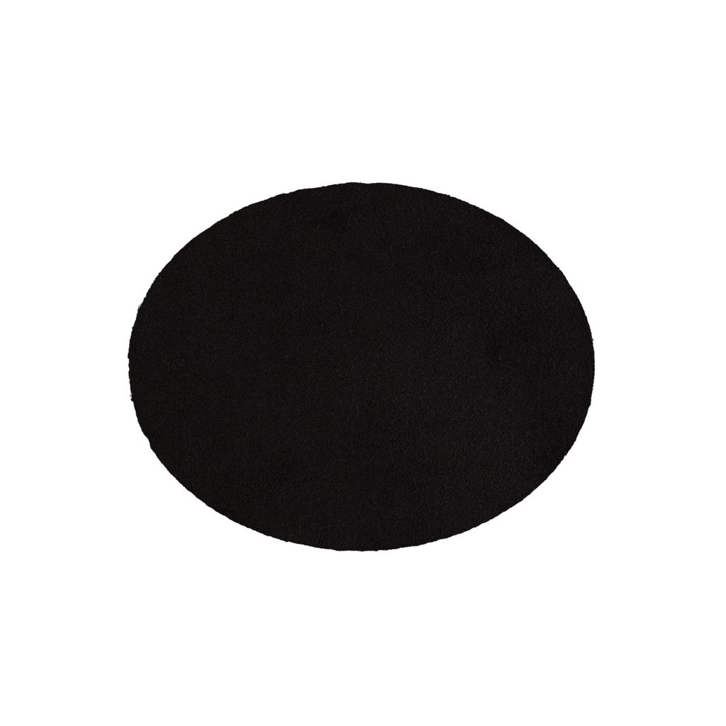 Термоаппликация BLITZ Термозаплатка овал кожзам, замша 8х10 см 4 шт 07 замша черный