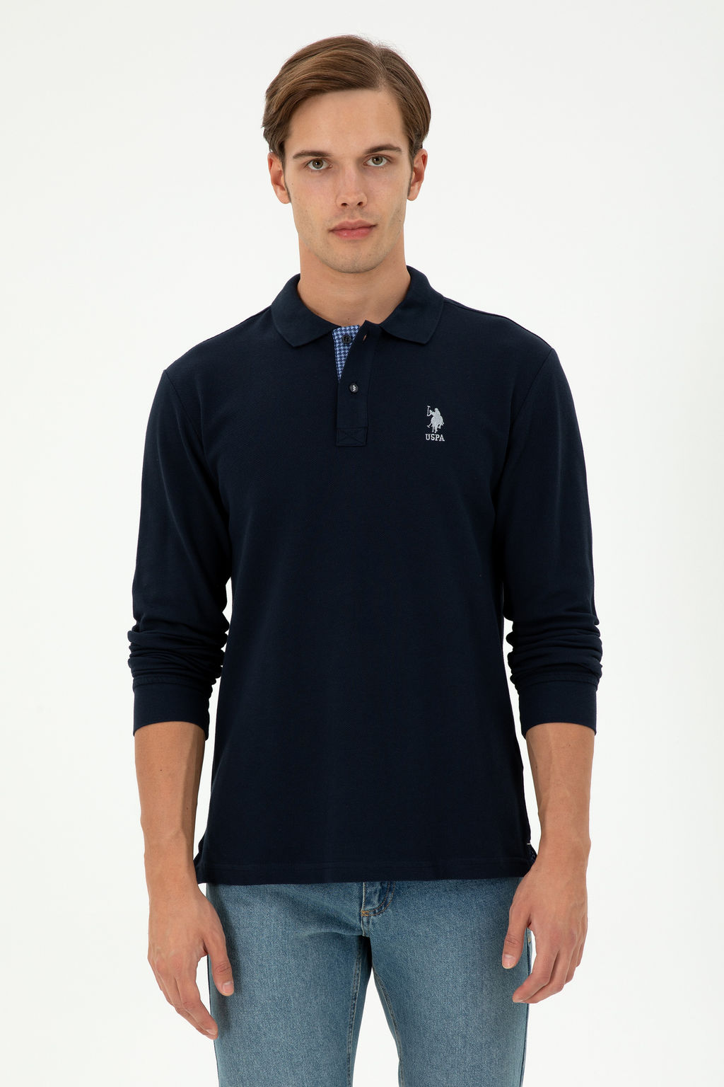 Мужской темно-синий базовый свитшот Неожиданная скидка в корзине - U.s. polo assn фото 8