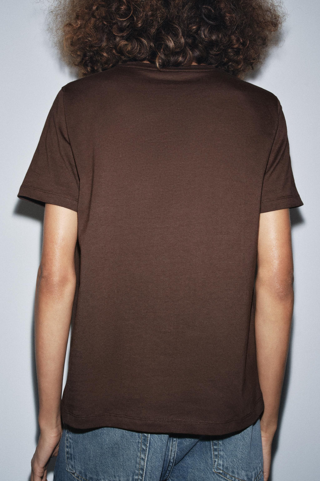 METALLIC SHORT SLEEVE T-SHIRT - Zara фото 5
