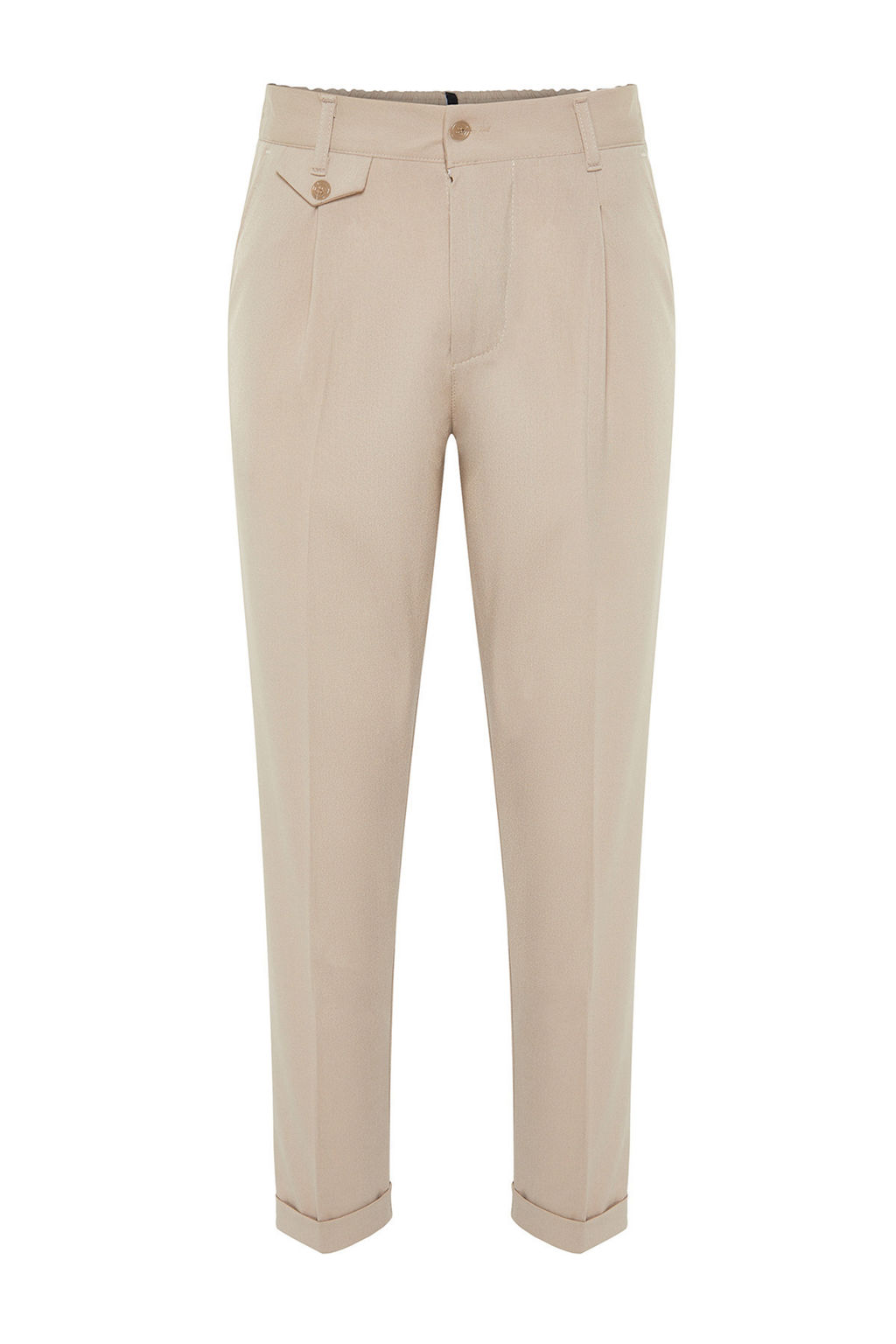 TRENDYOL MAN Siyah Italyan Kesim Pileli Klasik Duble Paca Kumas Pantolon TMNSS24PL00022 - Trendyolmilla фото 18