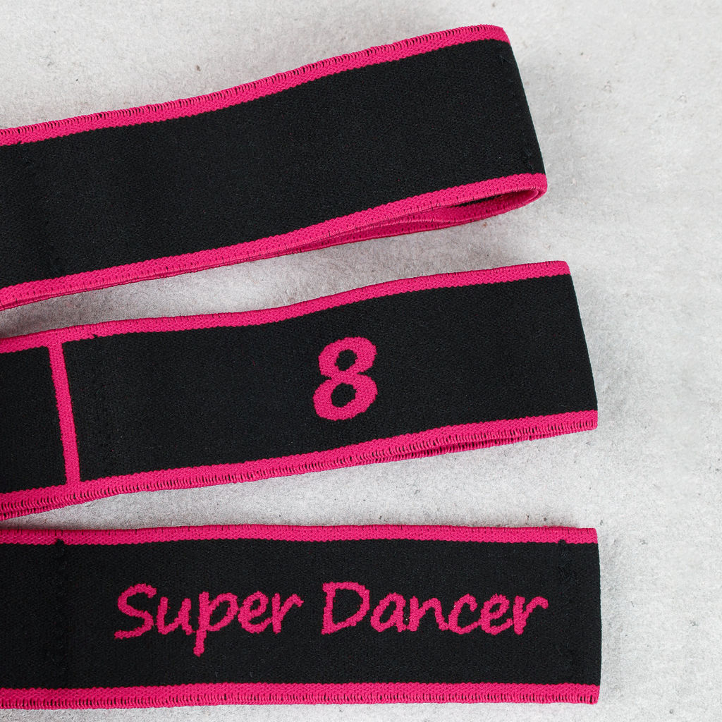Ремень эластичный для йоги Woohooo Yoga Belt / 8 петель/ розовый / уп 50 - ГалеонТрейд фото 8