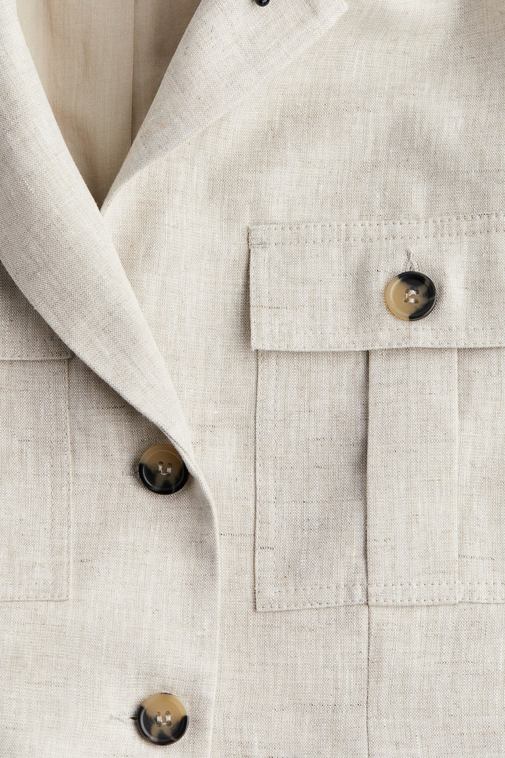 Americana de lino sin mangas - H&m фото 7