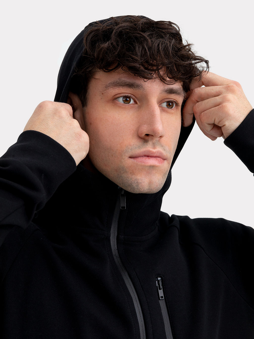 Толстовка мужская в черном цвете черный 121160/1 - Mark formelle фото 4