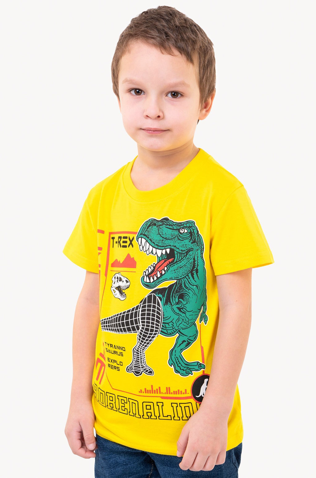 Детская хлопковая футболка Happy Fox фото 30