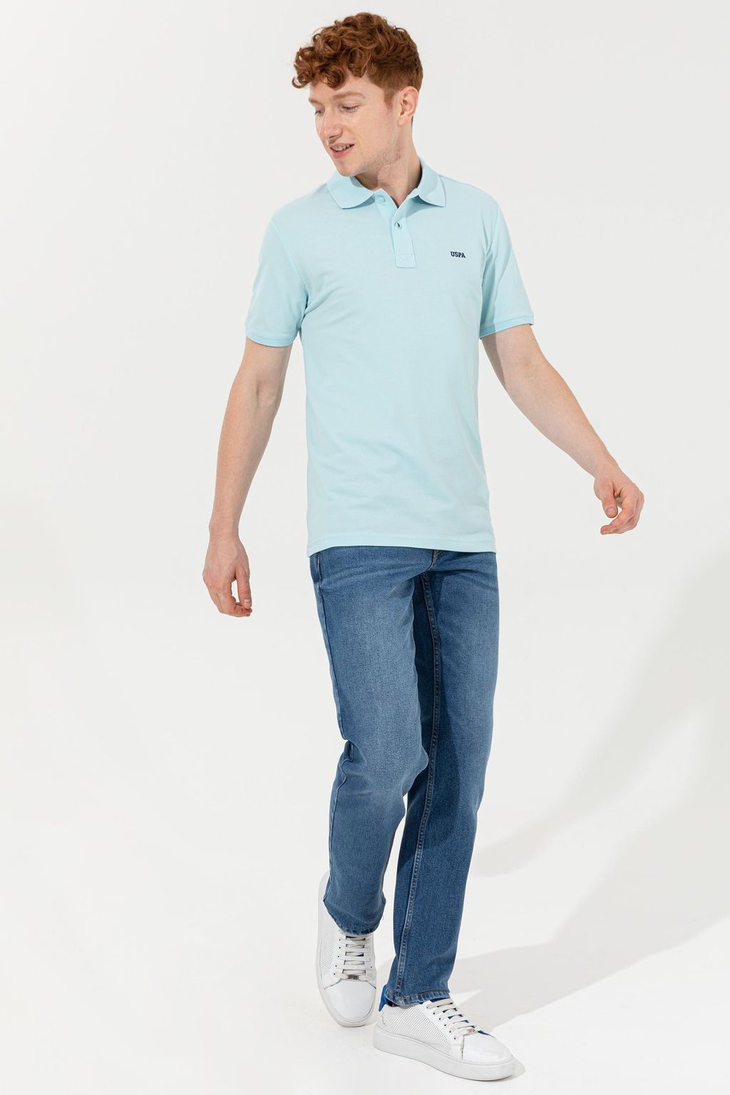 U. S. Polo Assn / Мужские голубые джинсовые брюки - U.s. polo assn фото 3