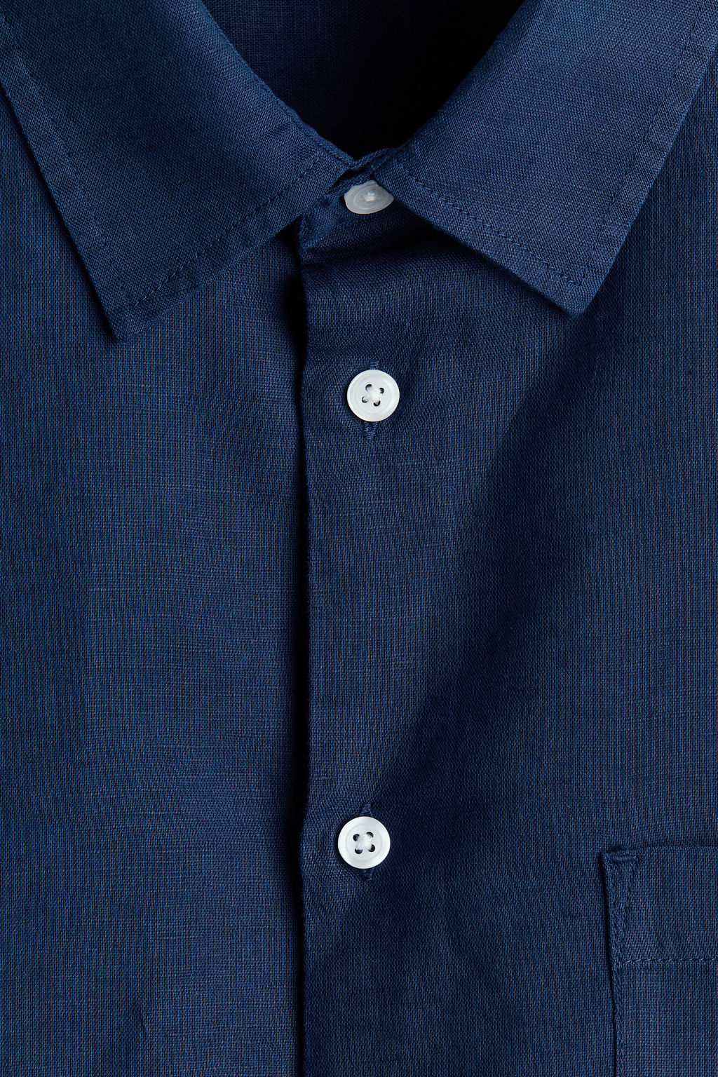 Camisa en mezcla de lino Relaxed Fit - H&m фото 12