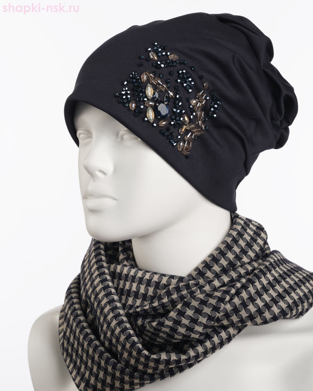 0101/19к СП Комплект женский флис (колпак+снуд) (56-58)