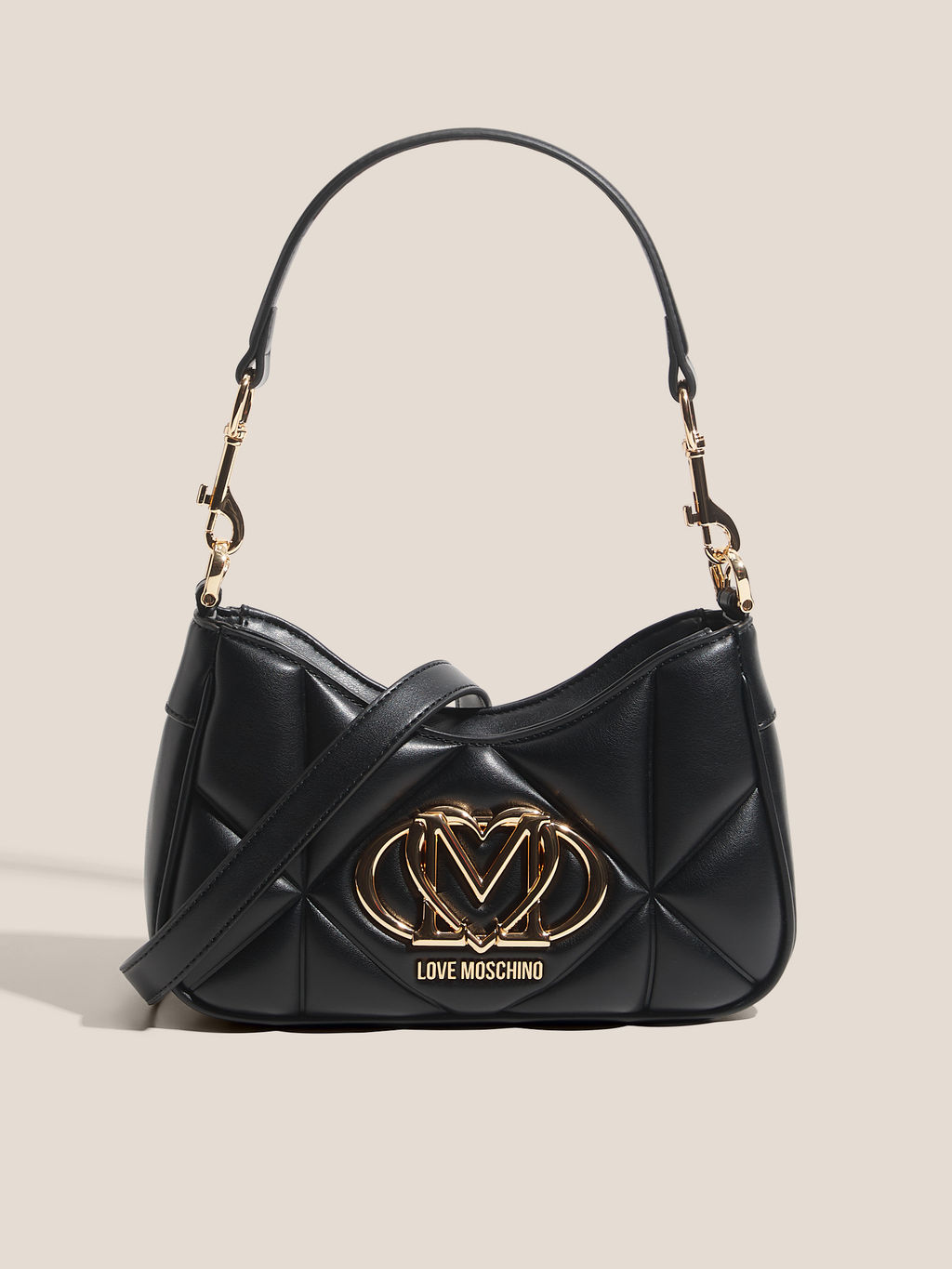 Женская сумка на плечо LOVE MOSCHINO EMBOSSED Q Артикул 4561069, черный