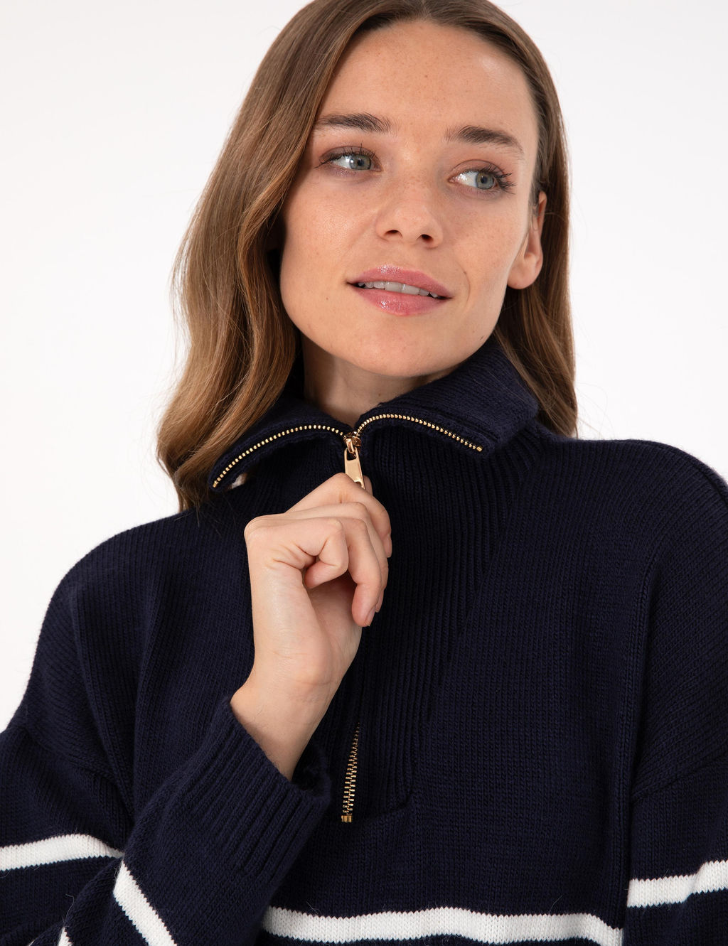 Lacivert Comfort Fit Kazak - Pierre cardin фото 2