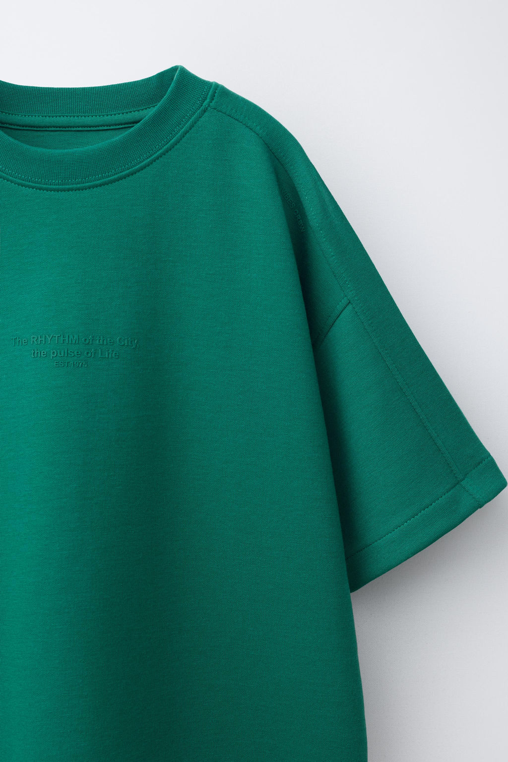 CONJUNTO CAMISETA Y BERMUDA INTERLOCK / Verde - Zara фото 6