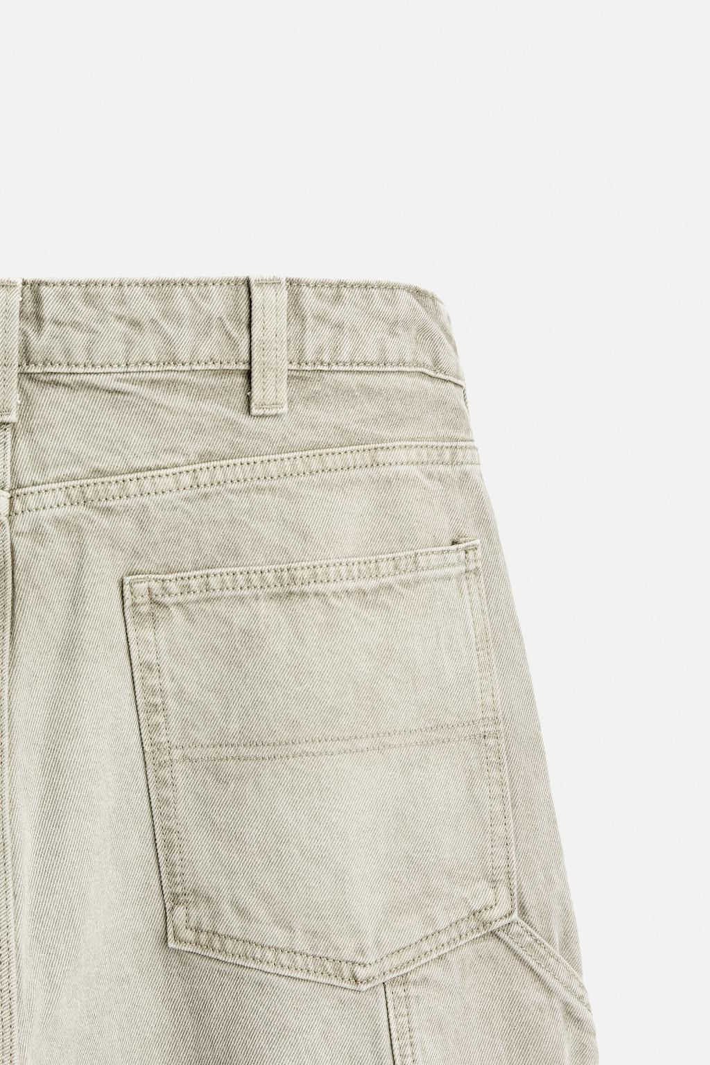 FADED CARPENTER POCKET TROUSERS - Zara фото 18
