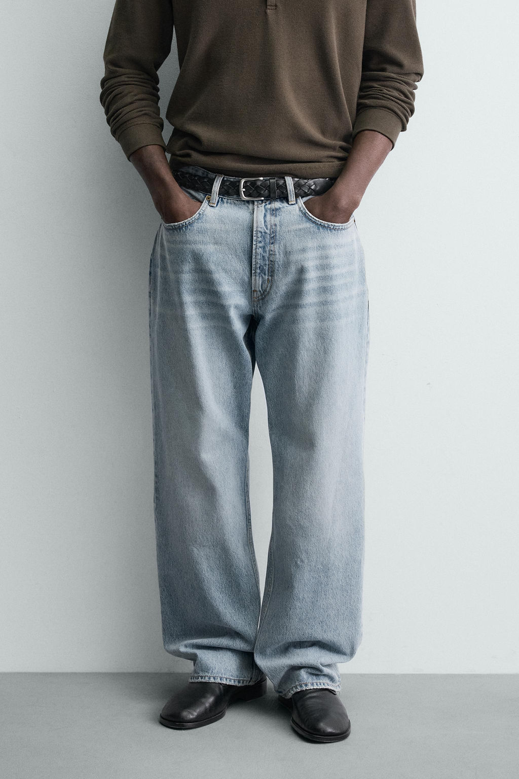 JEANS LOOSE FIT / Azul medio - Zara фото 11