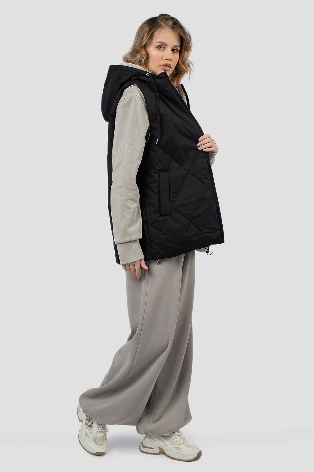 Куртка жилет двусторонняя демисезонная (синтепон 100) - El podio фото 5