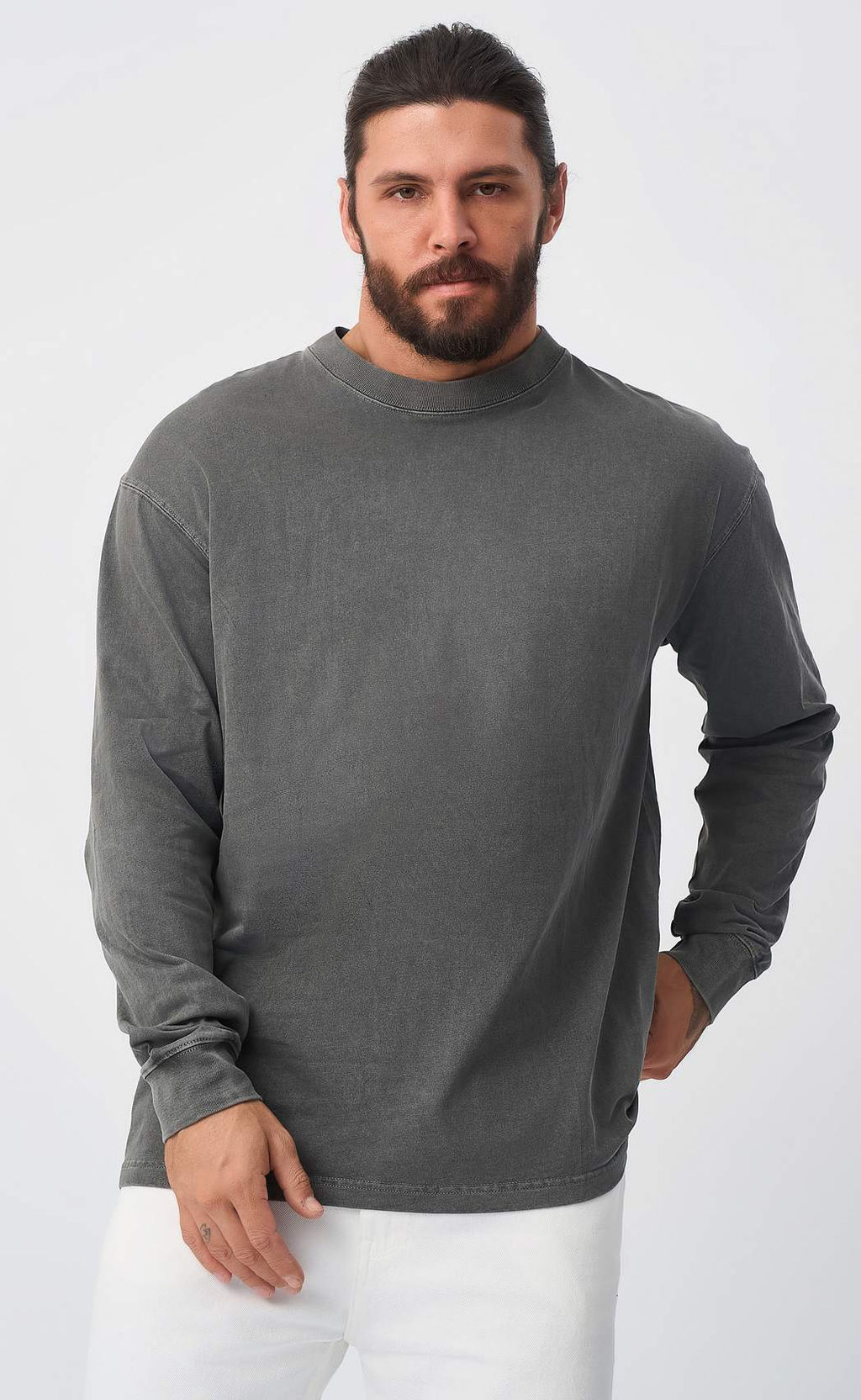 Лонгслив P511-01002 d.grey