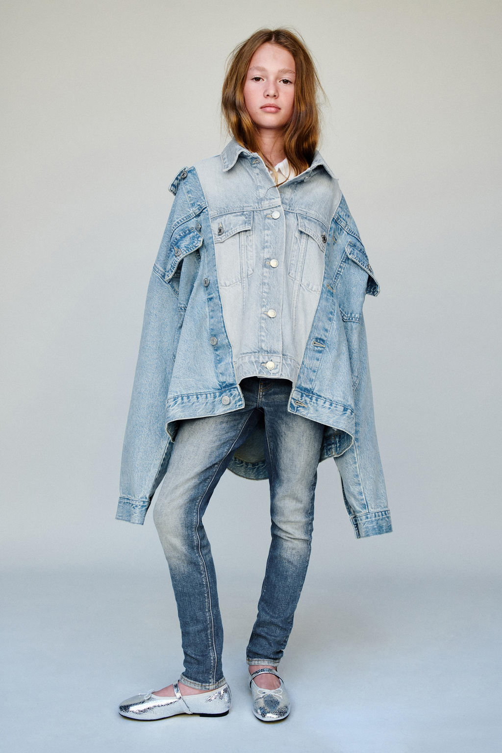 Джинсы Zara Skinny Fit синие