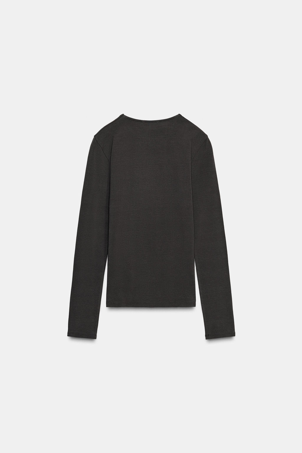 CAMISETA B?SICA ALGOD?N / Carb?n - Zara фото 5
