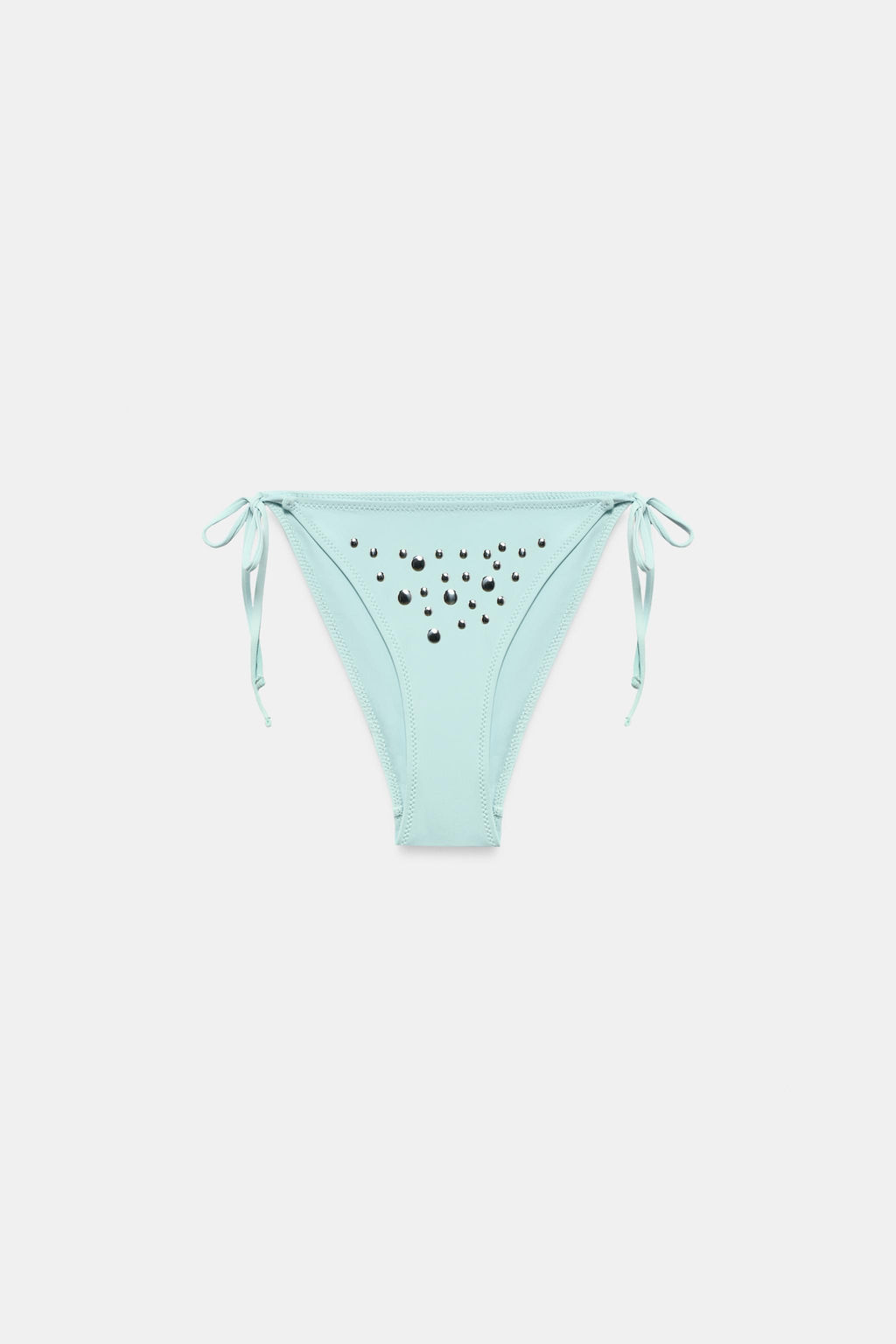 BRAGUITA BIKINI TACHAS LAZADAS / Turquesa claro - Zara фото 4