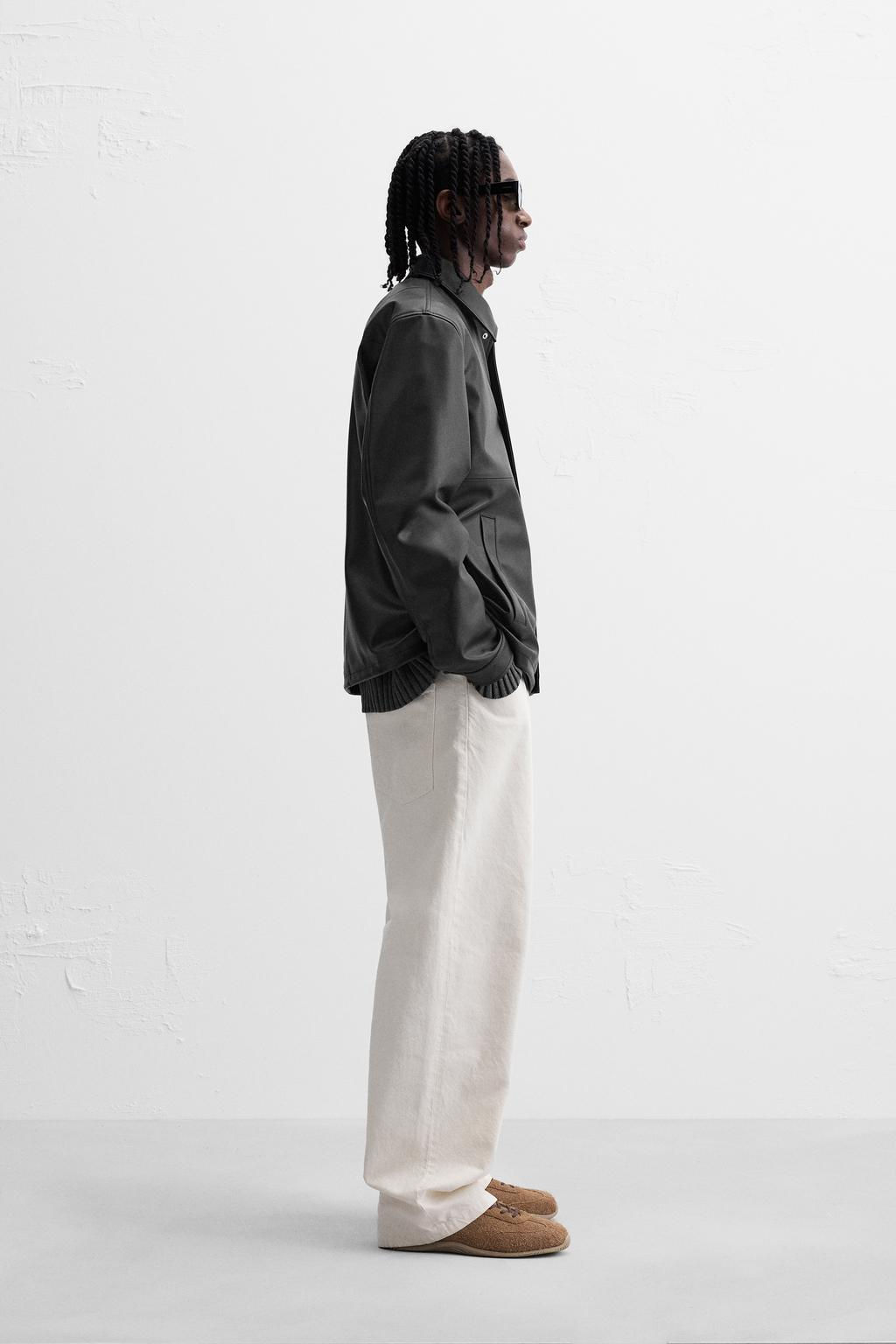 LEATHER EFFECT JACKET - Zara фото 13