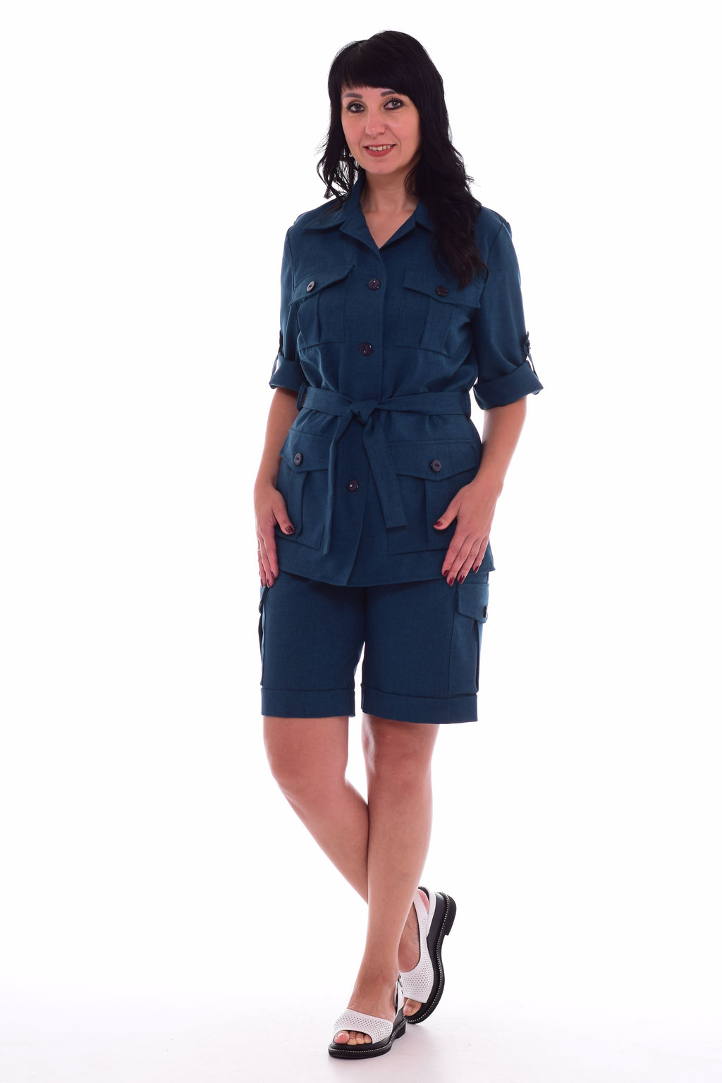 *Жакет женский Ф-7-02б (изумруд)