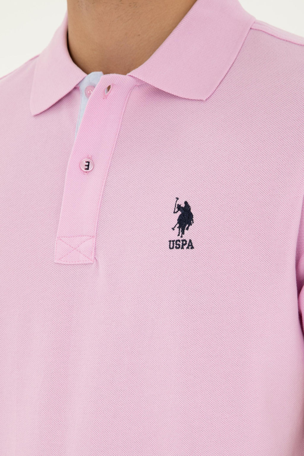 Мужская розовая базовая футболка Неожиданная скидка в корзине - U.s. polo assn фото 14
