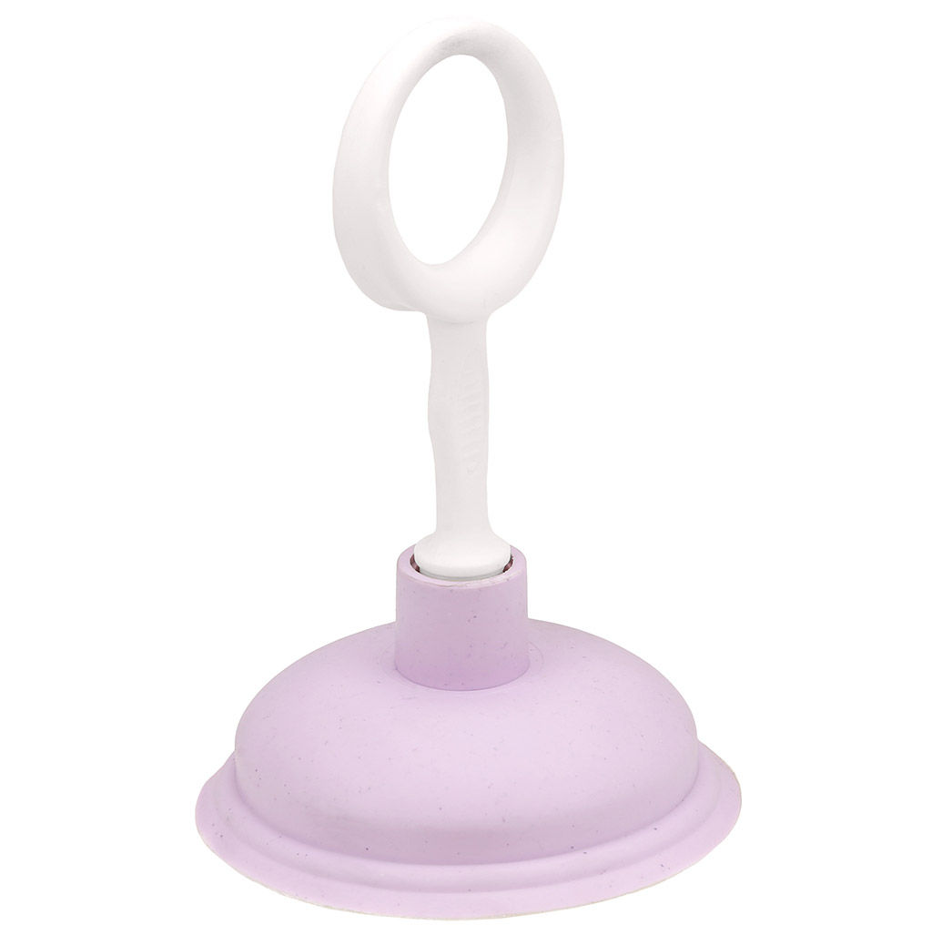 Вантуз резиновый д10,5см h15см, пластмассовая ручка 10,3см, цвета в ассортименте: сиреневый, мятный, пудровый (Китай) - Домашняя Мода фото 2