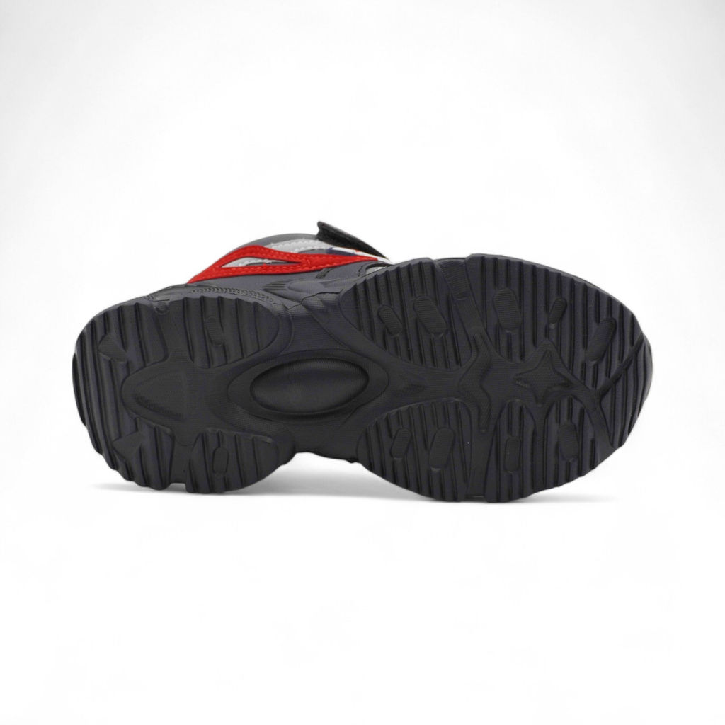 Высокие подростковые кроссовки А8665-5 черно красные - Sport фото 3