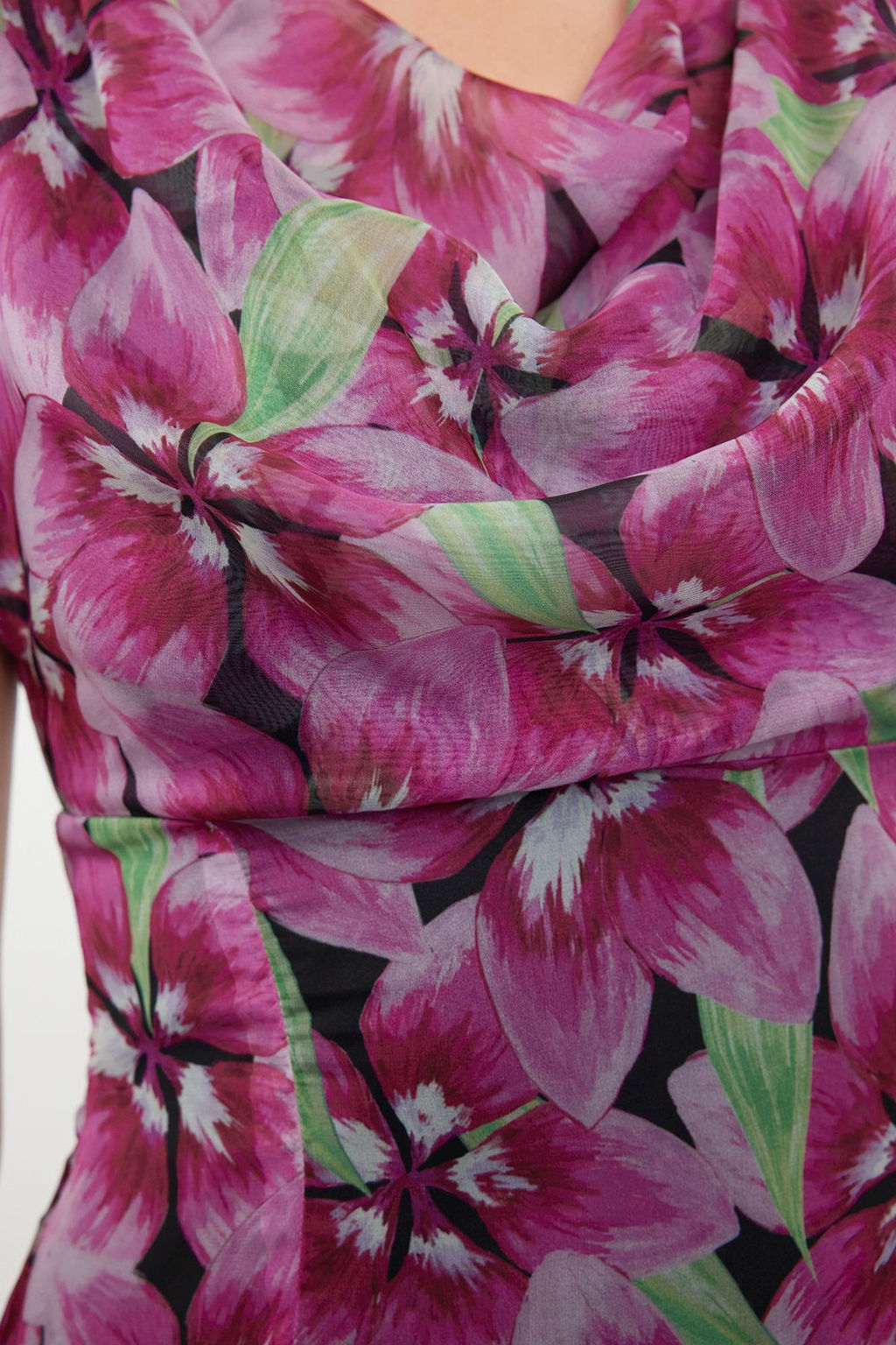 Cok Renkli Cicek Desenli A Kesim Degaje Yakal? Mini Dokuma Elbise TWOSS24EL00900 - Trendyolmilla фото 4