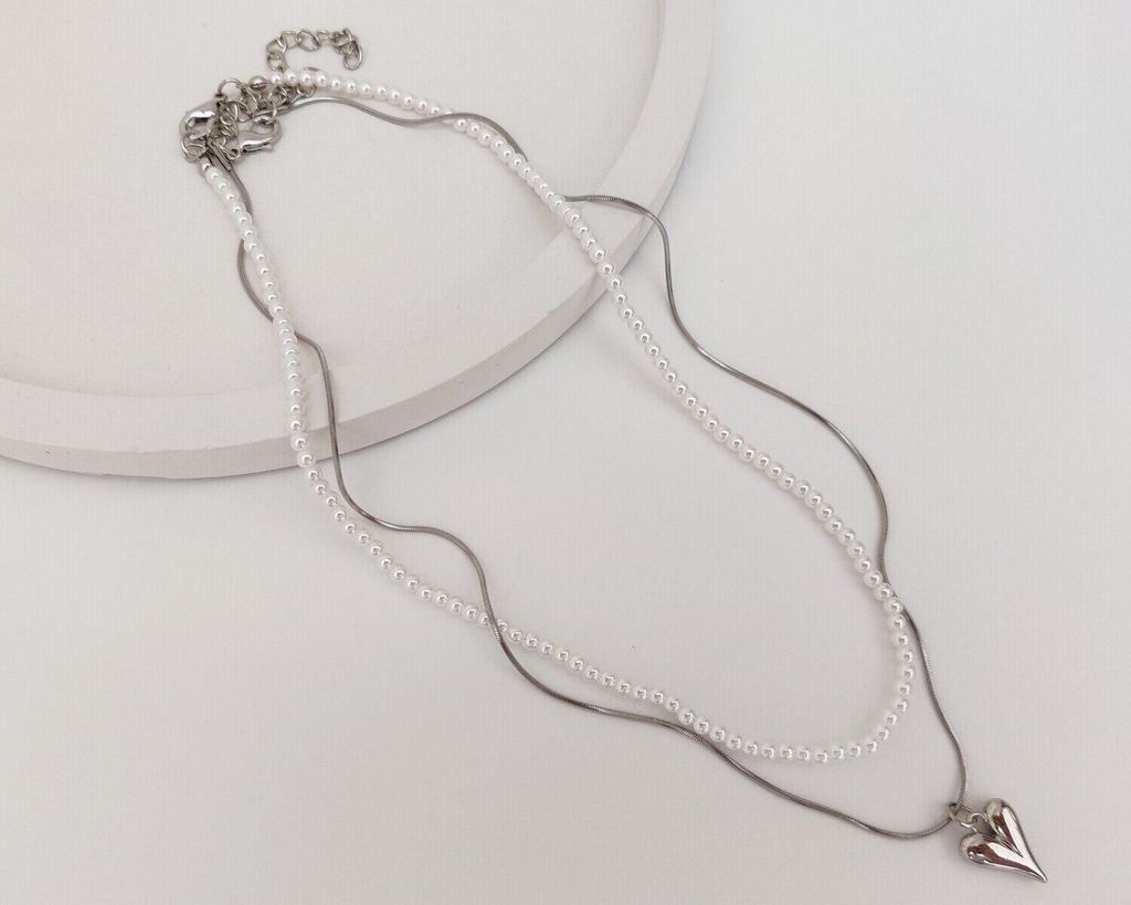 Двойное колье - бусы