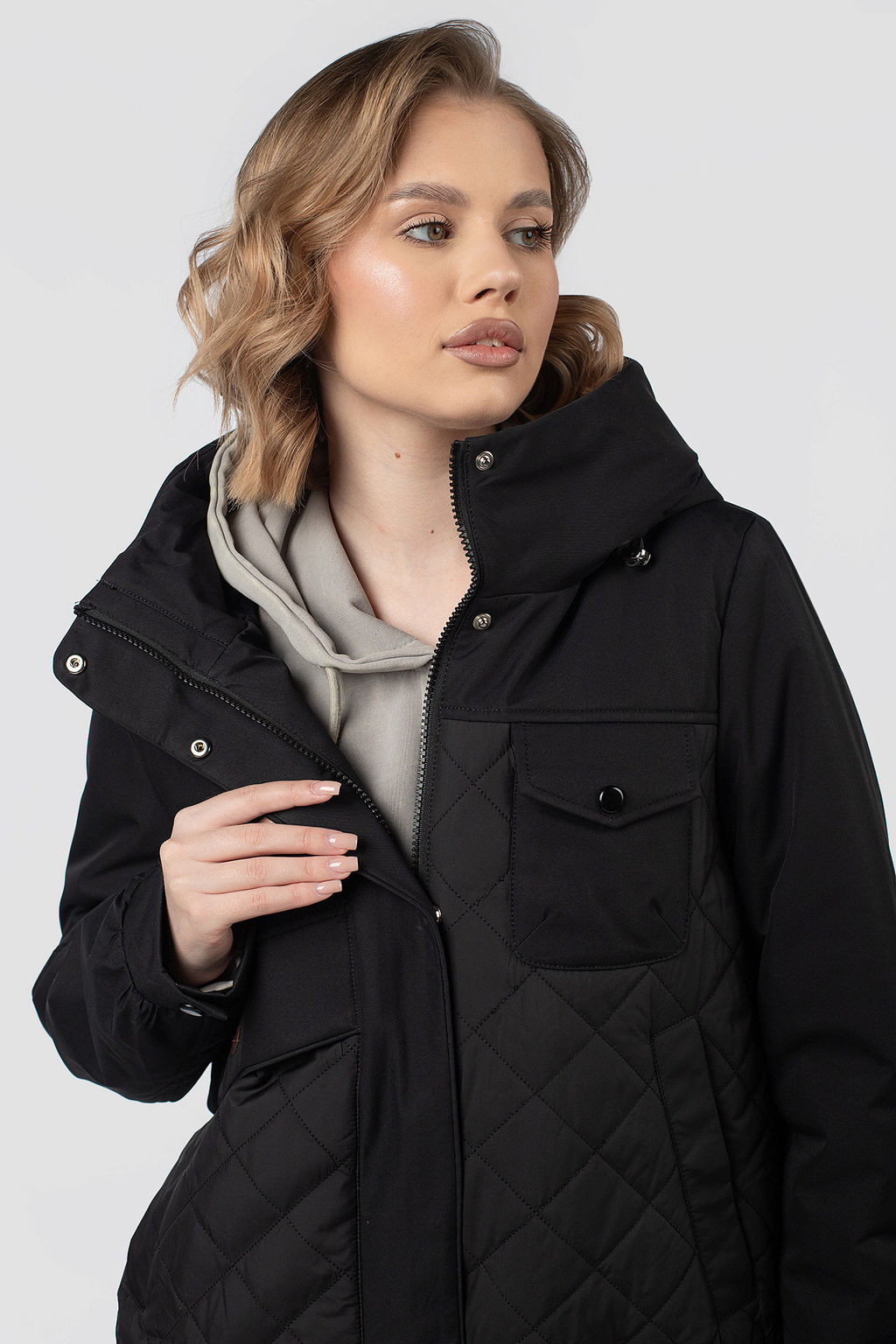 04-3131 Куртка женская демисезонная (Холлофайбер 80) - El podio фото 9